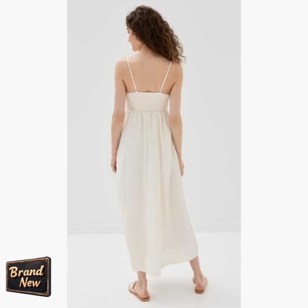Lightweight Maxi Dress with Smocked Bodice and Pockets - Picture 3 of 6